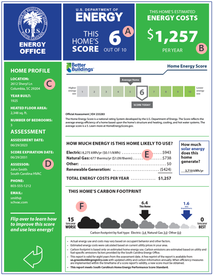 report front